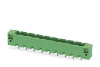 1829222 Phoenix Contact, 7.62mm Pitch, GMSTBV 2.5/ 9-GF-7.62, 9 Way, , Pluggable Terminal Block, Header, Through Hole, Solder