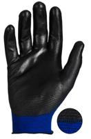 11618100 Ansell HyFlex 11-618 Blue Nylon Glove, Size 10, Polyurethane Coating