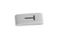 531-07880-hobs85-pvc-wh HellermannTyton HODS85 Slide On Cable Markers, Black on White, Pre-printed "T", 1.8 → 6.3mm Cable, 531-07880
