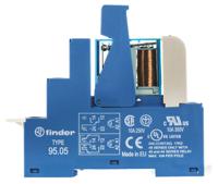 485270240050spa Finder 48 Series Interface Relay, DIN Rail Mount, 24V dc Coil, DPDT, 2-Pole