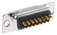 mhdm15ss MH Connectors MHDM 15 Way Cable Mount D-sub Connector Socket, 2.77mm Pitch