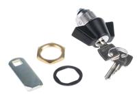 f383-01-1-1242e Euro-Locks a Lowe & Fletcher group Company Camlock, 16mm Panel-to-Tongue, 23 x 20.2mm Cutout, Key Unlock
