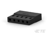 2316102-5 TE Connectivity, AMPMODU Female PCB Connector Housing, 2mm Pitch, 5 Way, 1 Row
