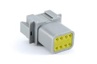 at04-08pa-rd01 Amphenol Industrial, AT Automotive Connector Socket Grey Cable Mount 8 Way, Crimp Termination AT04-08PA-RD01