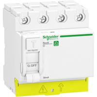 r9pra440 Schneider Electric R9PR RCCB, 40A, 3 Pole, 30mA, Type A, 400V ac