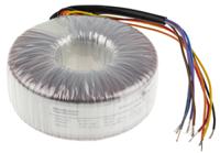 117-6060 RS PRO 2 x 115V ac, 2 x 115V ac Toroidal Transformer, 200VA