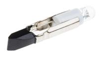 204-237 RS PRO Blue LED Indicator Lamp, 24V ac/dc, Telephone Slide Base, 5.5mm Diameter, 1200mcd