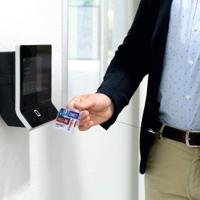 832401 Durable Black ABS, Nylon, PVC Badge Reel With Snap Strap