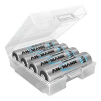 4000740 Ansmann Battery Box for 4 AA, AAA batteries
