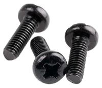483-0990 RS PRO Pozidriv M4 Pan Steel Machine Screws DIN 7985Z x 12.0mm
