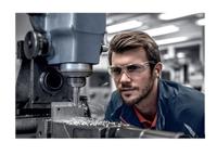 9199285 uvex x-fit Anti-Mist UV Safety Glasses, Clear PC Lens