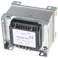 504-117 RS PRO 150VA 2 Output Chassis Mounting Transformer, 6V ac, IEC 61558-2-6