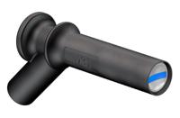 669515-21 Staubli Black, Male to Female Test Connector Adapter and Nickel Plated - Socket Size: 4mm