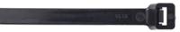 811-1672 RS PRO Cable Tie, 610mm x 9 mm, Black Nylon, Pk-100