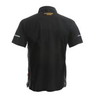 rutland-l DeWALT Rutland Black, Grey Polyester Polo Shirt, UK- 42 - 44in, EUR- 107 - 112cm