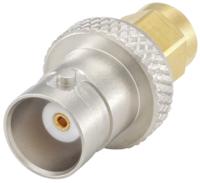 32s151-k00l5 Rosenberger Straight 50Ω RF Adapter SMA Plug to BNC Socket 18GHz
