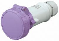 3351605 Scame IP66, IP67 Purple Cable Mount 2P Industrial Power Socket, Rated At 16A, 20 → 25 V