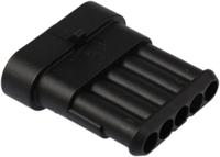 282107-1 TE Connectivity, AMP Superseal 1.5 Connector Housing Plug 5 Way