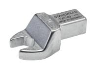58214015 STAHLWILLE 731/40 Series Open Ended Insert Insertion Wrench, 15 mm, 14 x 18mm Insert, Chrome Plated Finish