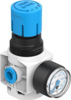 ms2-lr-qs6-d6-ar-mpa-b Festo Pneumatic Regulator - 0.5bar to 7bar, 8bar max. input, 8086639