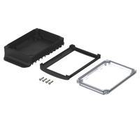 48324350hmt2 Bopla BoVersa Series Black, Transparent Polycarbonate General Purpose Enclosure, 216 x 120 x 55.5mm