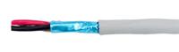 78142-sl005 Alpha Wire Ecogen Ecocable Mini Control Cable, 2 Cores, 0.61 mm² 20 AWG, Screened, 30 m, Grey Modified Polyphenylene