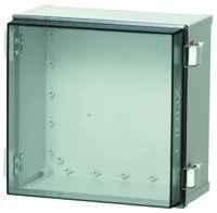 cab-pc-303018-t Fibox CAB Series Polycarbonate Wall Box, IP65, Viewing Window, 300 mm x 300 mm x 180mm