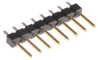 77311-101-08lf Amphenol Communications Solutions Bergstik Series Straight Through Hole Pin Header, 8 Contact(s), 2.54 mm Pitch, 1 Row,