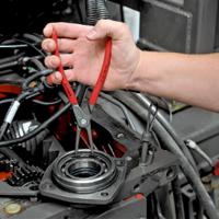 48-11-j3 Knipex Circlip Pliers, 225 mm Overall, Straight Tip