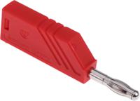 934100101 Hirschmann Test & Measurement Red Male Banana Plug, 4 mm Connector, Screw Termination, 16A, 60V dc, Nickel Plating