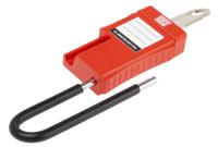 175-1186 RS PRO Red 1-Lock ABS, Steel, PVC Safety Lockout Padlocks, 6mm Shackle, 60mm Attachment