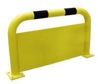 174-5903 RS PRO Black & Yellow Steel Protection Barrier