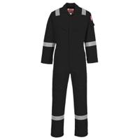 fr28bkrl Portwest Black Coverall, L