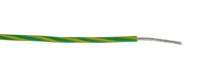 3053-gy001 Alpha Wire Hook-up Wire PVC Series Green/Yellow 0.52 mm² Hook Up Wire, 20 AWG, 10/0.25 mm, 305m, PVC Insulation, 3053