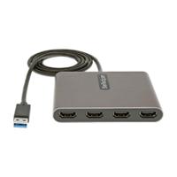 usb32hd4 StarTech.com USB A to HDMI Graphics Adapter, USB 3.0, 4 Supported Display(s) - 1080p @ 60Hz