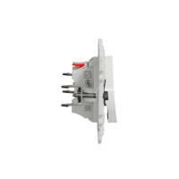 s525204 Schneider Electric White Rocker Switch, 2 Way, 1 Gang, Odace