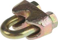 197-0146 RS PRO Steel 6.5mm Diameter Wire Rope Clamp
