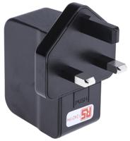124-2194 RS PRO 12W Plug-In AC/DC Adapter 5V dc Output, 2.4A Output