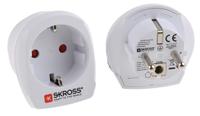 768-2876 SKROSS Europe, Italy, Switzerland, UK, USA to Australia, China, Europe Travel Adapter, Rated At 10A