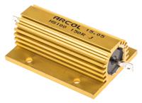 hs100-150r-j Arcol, 150Ω 100W Wire Wound Chassis Mount Resistor HS100 150R J ±5%