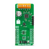 mikroe-5980 MikroElektronika Add-On Board Stepper Motor Driver for TMC 2240 for mikroBUS Socket