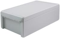 96016335-b-261709-pc-v0-7035 Bopla Bocube Series Light Grey Polycarbonate V0 Enclosure, IP66, IP68, IK07, Light Grey Lid, 271 x 170 x 90mm