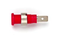 72922-2 Pomona Red Female Banana Socket, Solder Termination, 10A, 600V