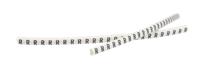 901-10376 HellermannTyton Helagrip Slide On Cable Marker, Black on White, Pre-printed "R", 1 → 3mm Cable,