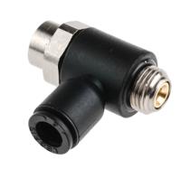 7010-06-10 Legris 7010 Series Threaded Flow Regulator, G 1/8 Male Inlet Port x 6mm Tube Outlet Port