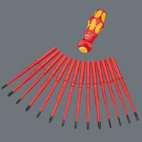 05057481001 Wera Hexagon Insulated Turbo Bit Holder Screwdriver, 9 mm Tip, 125 mm Blade, VDE/1000V, 125 mm Overall