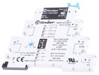 382100249024 Finder 38 Series Series DIN Rail Mount Timer Relay, 24V ac/dc, 1-Contact, 0.1 s → 6h, SPDT