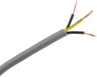 196-4702 RS PRO YY Control Cable, 3 Cores 1 mm², Unscreened, 50 m, Grey Polyvinyl Chloride Sheath