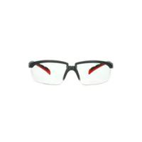 s2001sgaf-red 3M Solus Anti-Mist UV Safety Glasses, Clear PC Lens
