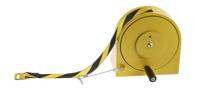 970-35-nv-d4 Tensator Black & Yellow Retractable Barrier, 23m, Yellow/Black Tape